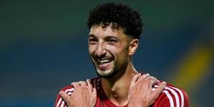 وسام أبو علي يتقدم بهدف الأهلي الأول في مرمى سيراميكا كليوباترا