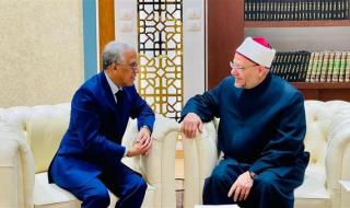 مفتي الجمهورية يستقبل سفير المملكة المغربية الجديد لدى القاهرة لبحث التعاون الإفتائي