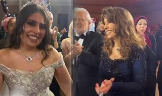 المطربة حنان تحتفل بزواج ابنتها بحضور زوجها سامح الصريطي (فيديو)