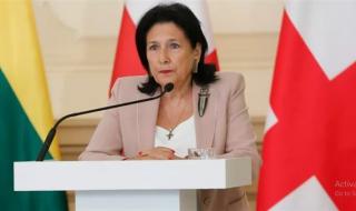 رئيسة جورجيا تستخدم حق النقض ضد قانون التأثير الأجنبي