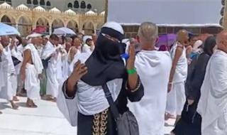 سيدة ترقص في الحرم المكي تثير الغضب، والنشطاء: ما الذي يحدث عند الكعبة؟ (فيديو)