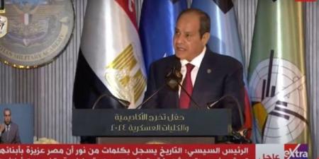 الرئيس السيسي: انتصار أكتوبر يذكر الجميع بأن الشعب وجيشه قادر على فعل المستحيل - أخبار كلمتك