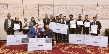 وزير التعليم يهنئ طلاب مدارس STEM الفائزين في مسابقة "Young Water Inventors" - أخبار كلمتك