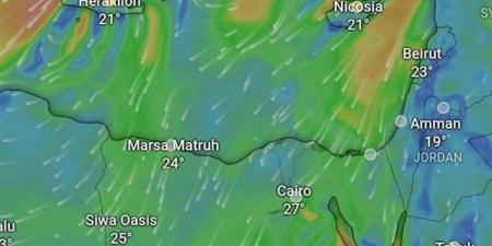 الأرصاد: رياح شمالية شرقية تلطف الأجواء وتحذير من سرعة هباتها - أخبار كلمتك