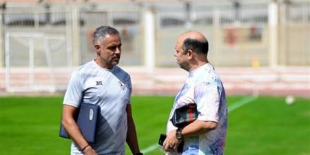 أحمد سليمان يحضر تدريبات الزمالك ويجتمع بـ جوميز - أخبار كلمتك