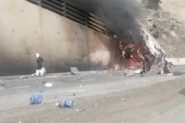 فيديو يرصد حادث حافلة المعتمرين بالسعودية