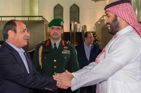 التقى ولي العهد، الرئيس السيسي يغادر المملكة السعودية بعد زيارة لساعات