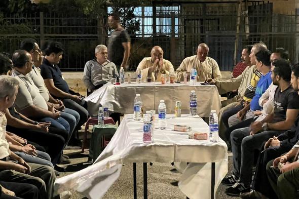 جلسة صلح لإنهاء خصومة بين عائلتين بمدينة الشروق