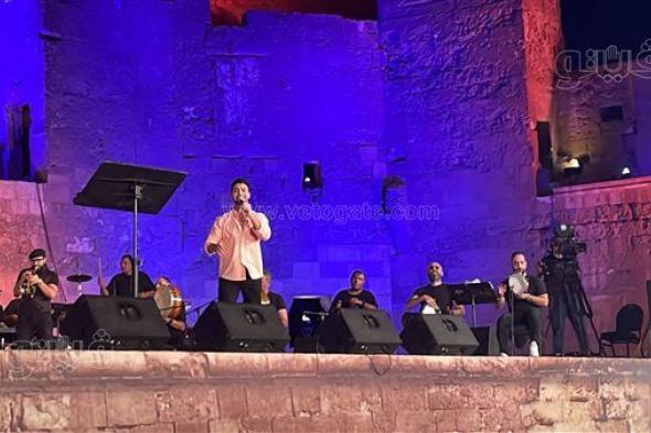 أحمد جمال لجمهور مهرجان القلعة: معاكم بقالي 7 سنين في وش العدو