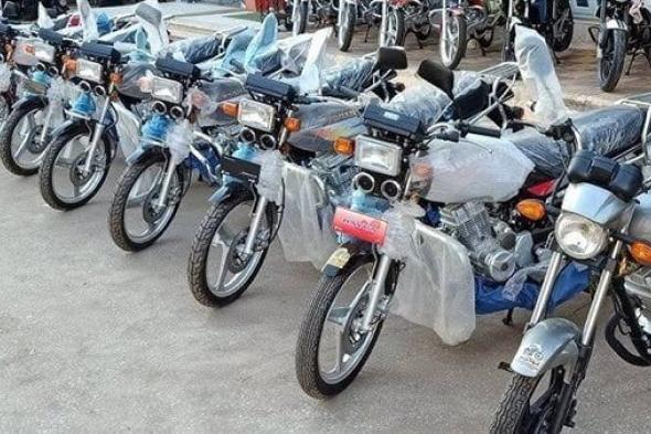 ترخيص أكثر من 14.500 ألف دراجة نارية بمصر