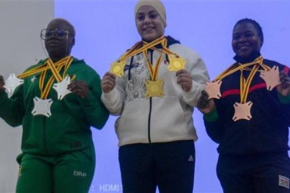 دورة الألعاب الأفريقية، سارة سمير تحصد 3 ميداليات ذهبية في رفع الأثقال (صور)