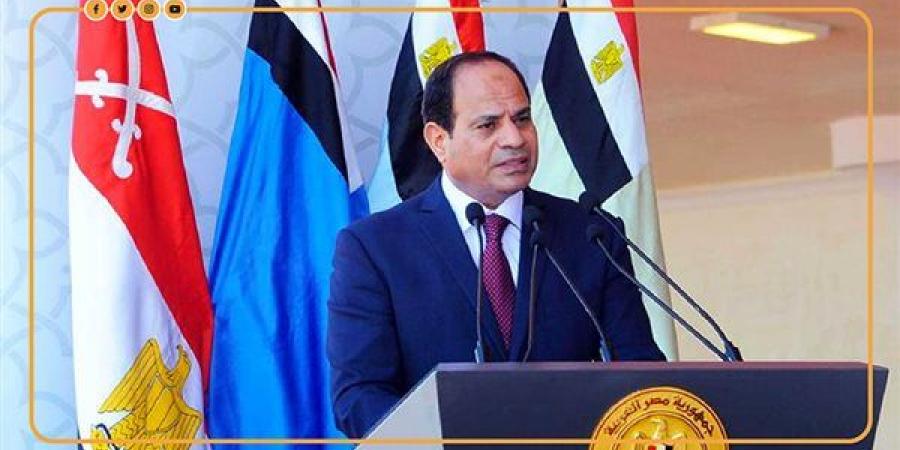 السيسي: الشعب المصري قدم مثالا يحتذى به في مساندة جيشه بحرب أكتوبر - أخبار كلمتك