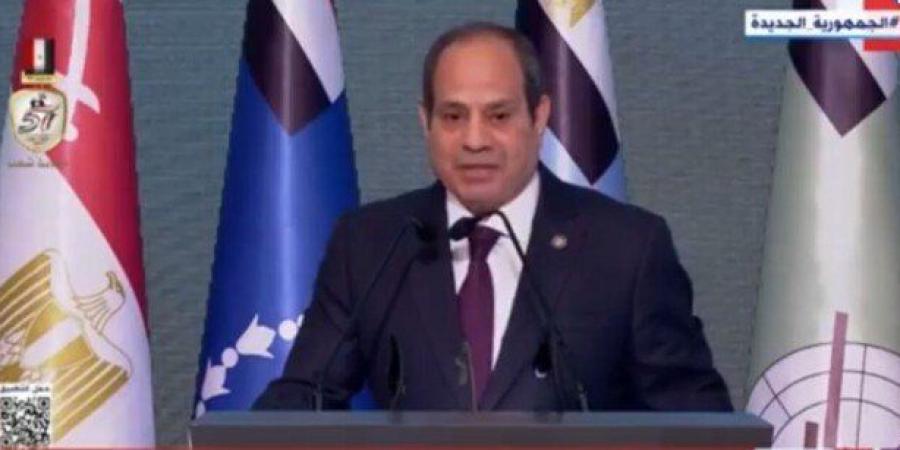 الرئيس السيسي: خيار مصر للسلام العادل والمستدام يفرض علينا بناء القدرات الشاملة للدولة - أخبار كلمتك