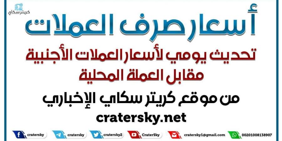 تحديث جديد لاسعار الصرف الان - أخبار كلمتك